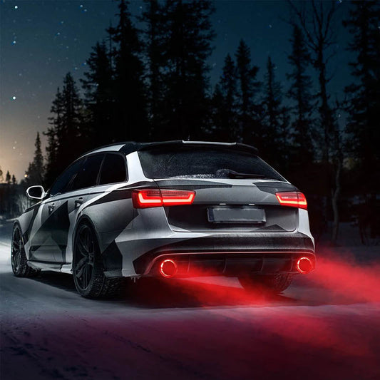 Terminale di Scarico Luminoso — Installazione Facile e Veloce 