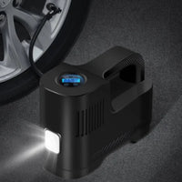 Draagbare Digitale 12V Luchtcompressor Met LED-lamp — Veiligheid En Gebruik 's Nachts 